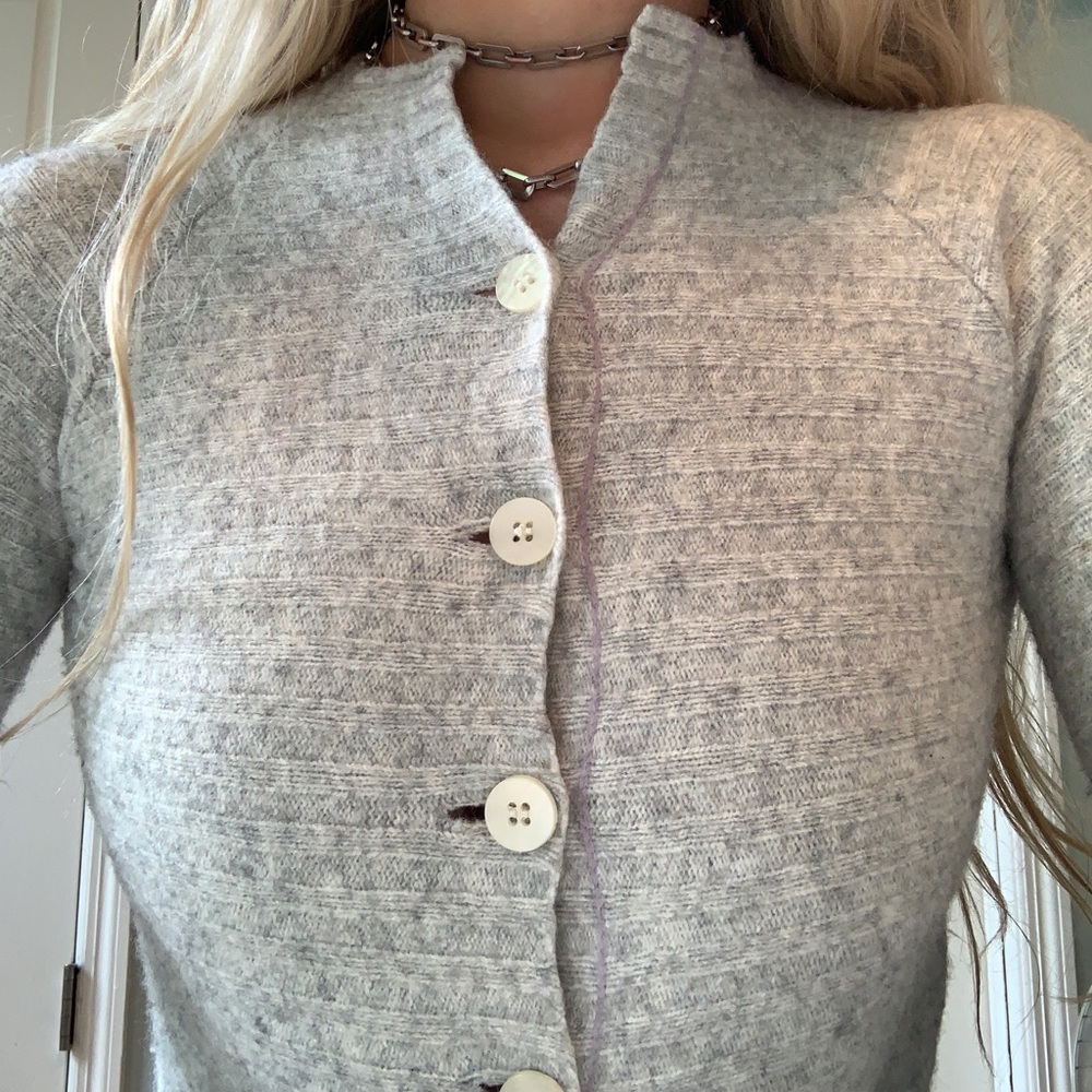 Horny toad grey sweater